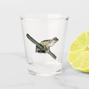 Little Tree Frog Oil Paint, Shot Glass Schnapsglas
