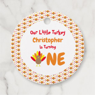 Little Turkey 1. Geburtstag Geschenkanhänger