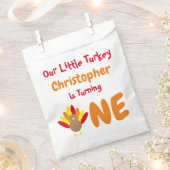 Little Turkey 1. Geburtstag Geschenktütchen (Ausgeschnitten)