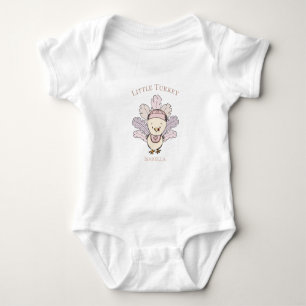 Little Turkey Baby Girl Strampler