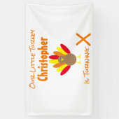 Little Turkey Birthday Banner (Vertikal)