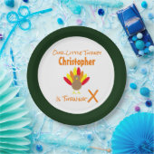 Little Turkey Birthday Pappteller (Party)