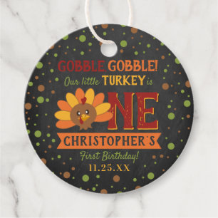 Little Turkey Fall Erntedank 1. Geburtstag Geschenkanhänger