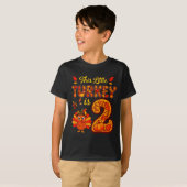 Little Turkey Is 2 Years 2nd Birthday Thanksgiving T-Shirt (Vorne ganz)