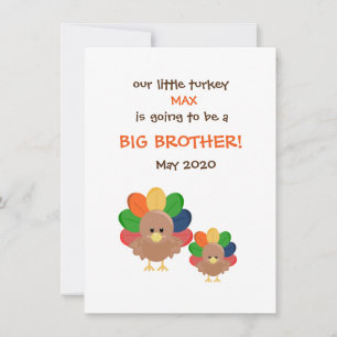 Little Turkey Pregnancy Ankündigung