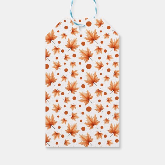 Little Turkey Thanksgiving 1st Birthday Thank You Geschenkanhänger (Rückseite)