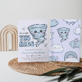 Little Twonado Blue Tornado 2. Geburtstag Einladung