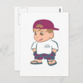 Little Typ Postcard Postkarte (Vorne/Hinten)