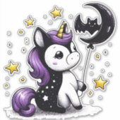 Little Unicorn Aufkleber (Vorderseite)