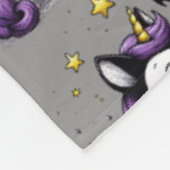 Little Unicorn Fleecedecke (Ecke)