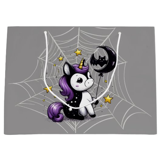 Little Unicorn Große Geschenktüte (Vorderseite)