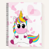 Little Unicorn Notizblock (Vorderseite)