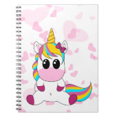 Little Unicorn Notizblock (Vorderseite)