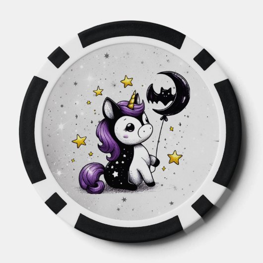 Little Unicorn Pokerchips (Rückseite)