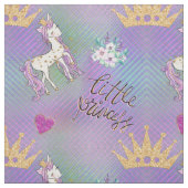 Little Unicorn Princess Stoff (Muster)