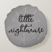 Little Unicorn Rundes Kissen (Rückseite)