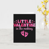 Little Valentine In The Making Valentine's Day Pre Karte (Gelbe Blume)