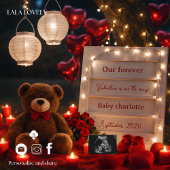 little Valentine Pregnancy Announcement Card Ankündigung