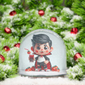 Little Vampire and Tomato Juice, von Natasha Us Schneekugeln (Weihnachten)