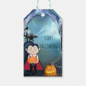Little Vampire Dracula Halloween-Party Fevor Geschenkanhänger (Rückseite)