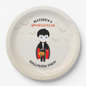 Little Vampire Halloween-Party Pappteller (Vorderseite)