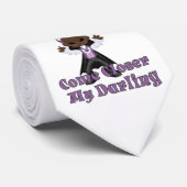Little Vampire kommen Naher Darling Halloween Kraw Krawatte (Gerollt)
