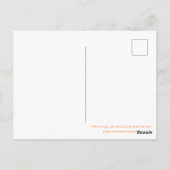 Little Vampire mit Tabby Cat Postkarte (Rückseite)