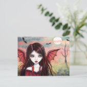 Little Vampire Postcard von Molly Harrison Postkarte (Stehend Vorderseite)