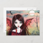 Little Vampire Postcard von Molly Harrison Postkarte (Vorne/Hinten)