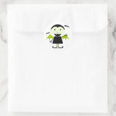 Little Vampire Runder Aufkleber (Tasche)