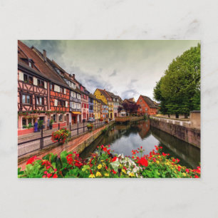 Little Venice, kleine Venedig, in Colmar, Frankrei Postkarte