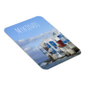 Little Venice, Mykonos, Griechenland Magnet (Rechte Seite)