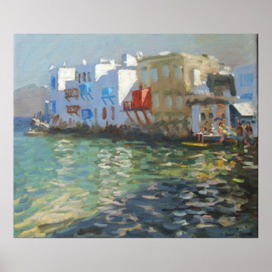 Little Venice Mykonos Poster (Vorne)