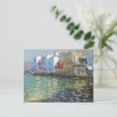 Little Venice Mykonos Postkarte (Stehend Vorderseite)