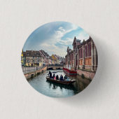 Little Venice River Boat Button (Vorderseite)