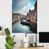 Little Venice River Boat Poster (Heimbüro)