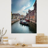 Little Venice River Boat Poster (Küche)