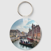 Little Venice River Boat Schlüsselanhänger (Vorderseite)