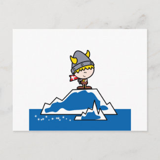 Little Viking Boy Postkarte