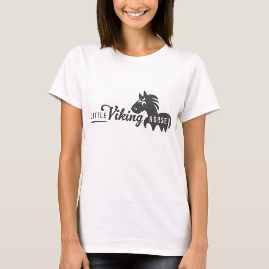 Little Viking Horse Logo T - Shirt (Vorderseite)