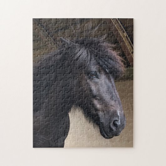 Little Viking Horse Noble Head Jigsaw Puzzle (Vertikal)