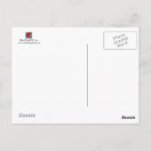 Little Village Original Whimsical MADART Malerei Postkarte (Rückseite)