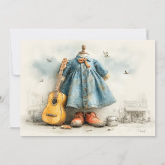 Little Violinist - 1. Geburtstagskarl Einladung