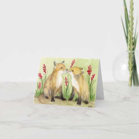 Little Vixens Card Karte (Vorderseite)