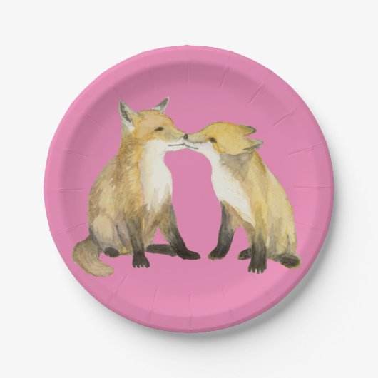 Little Vixens Pappteller (Vorderseite)