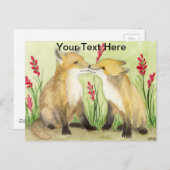 Little Vixens Postkarte (Vorne/Hinten)