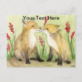 Little Vixens Postkarte (Vorderseite)