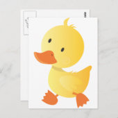 Little Walking Duck Postkarte (Vorne/Hinten)