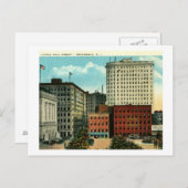 Little Wall Street, Providence, Rhode Island Postkarte (Vorne/Hinten)