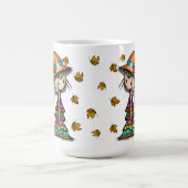 Little Wanderer Niedlich Hexe und Cat Magic Tasse (Zentrum)